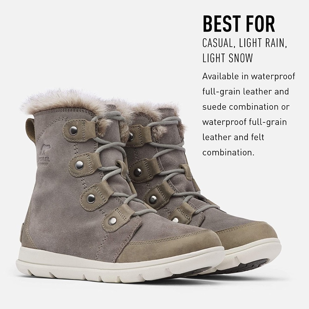 Sorel Women's Explorer Joan. Size 9. Color Quarry